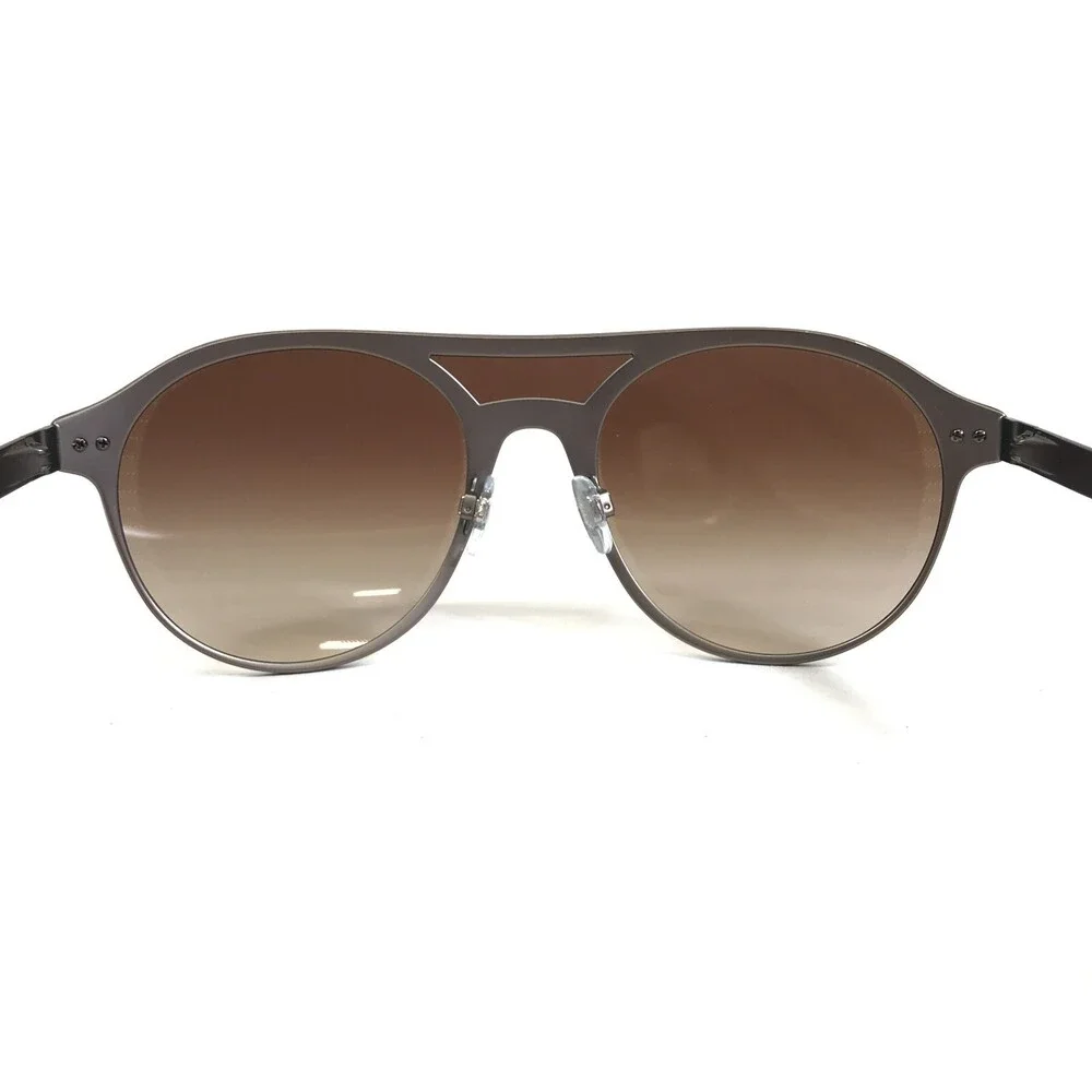 Giorgio Armani Sunglasses AR 6078 3006/13 Brown Round Frames with Brown Lenses